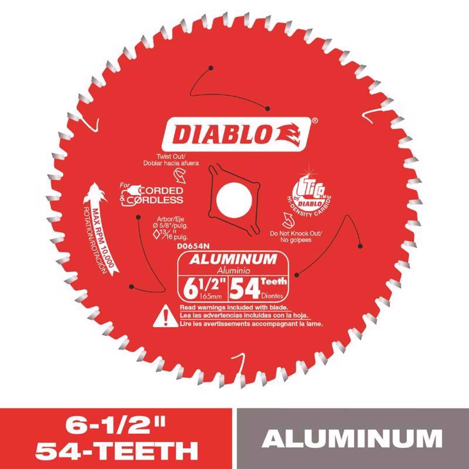 Diablo 10 in. D X 5/8 in. TiCo Hi-Density Carbide Circular Saw Blade 40 teeth 1 pk