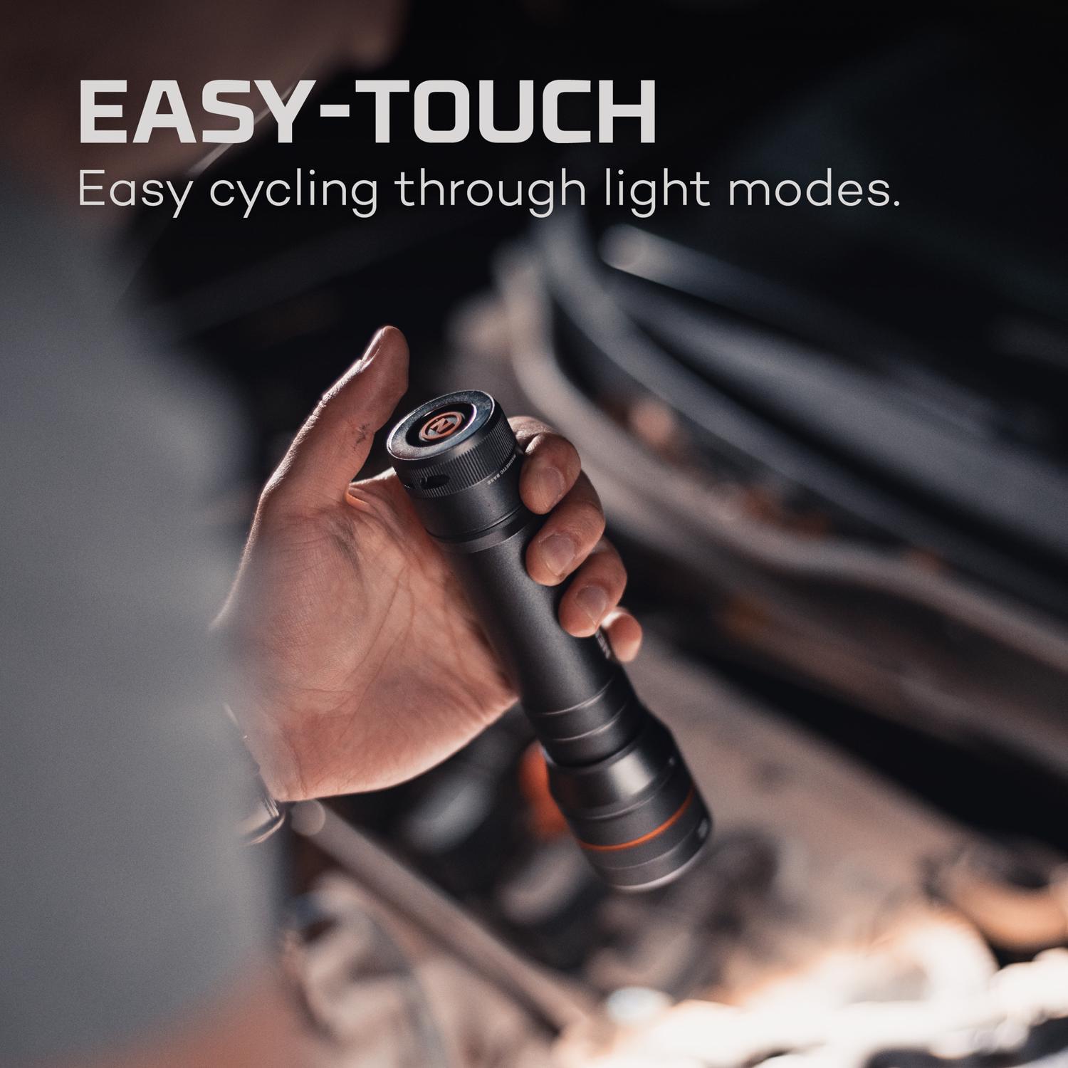 NEBO Newton 1000 lm Black LED Flashlight AA Battery