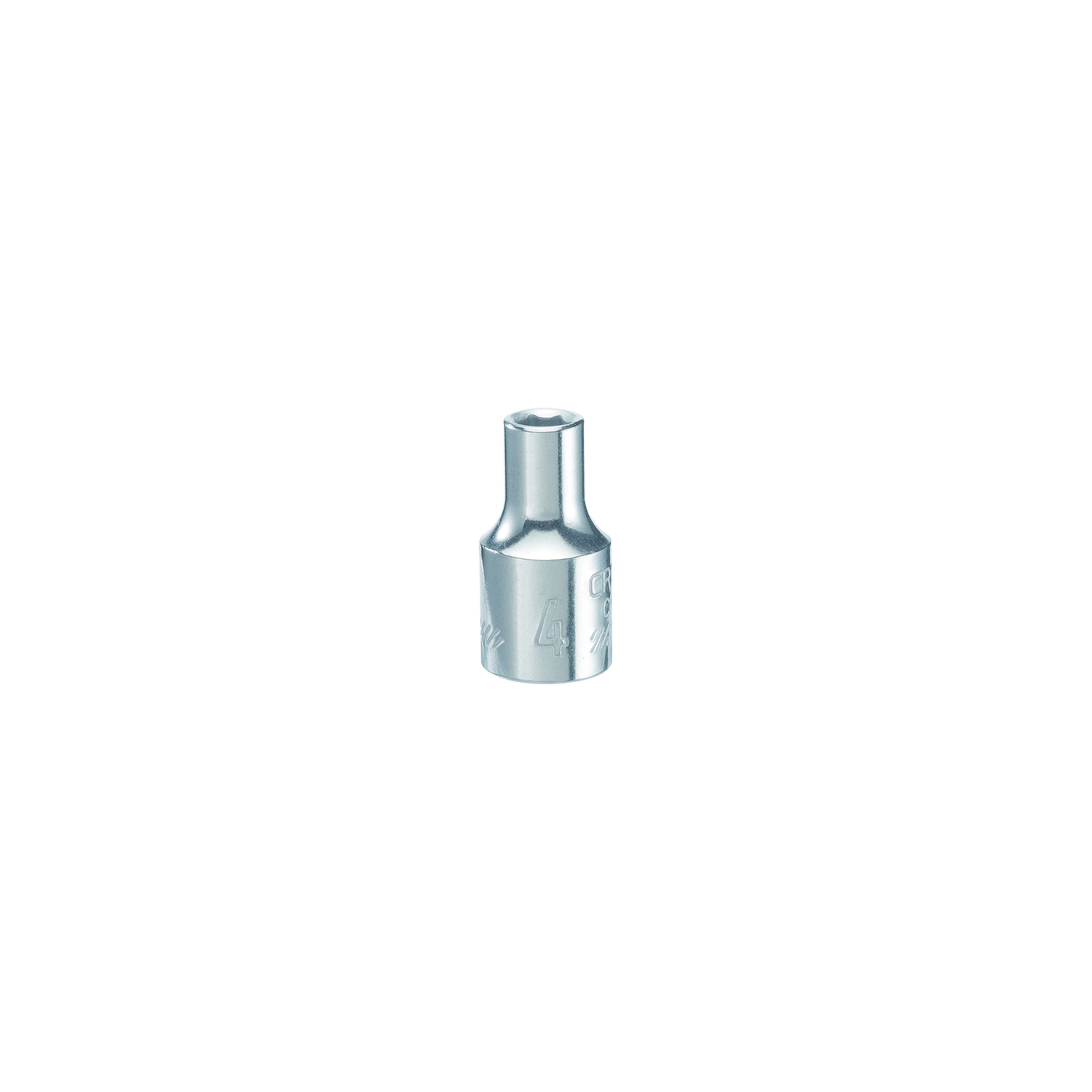 Craftsman 4 mm X 1/4 in. drive Metric 6 Point Standard Shallow Socket 1 pc