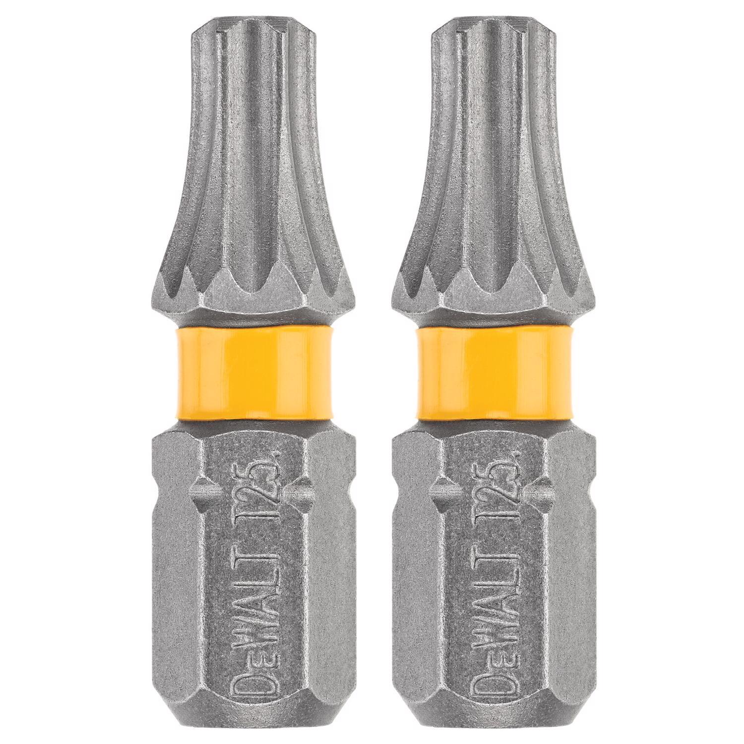 DEWALT Max Fit Torx T25 X 1 in. L Screwdriver Bit Set Steel 2 pk