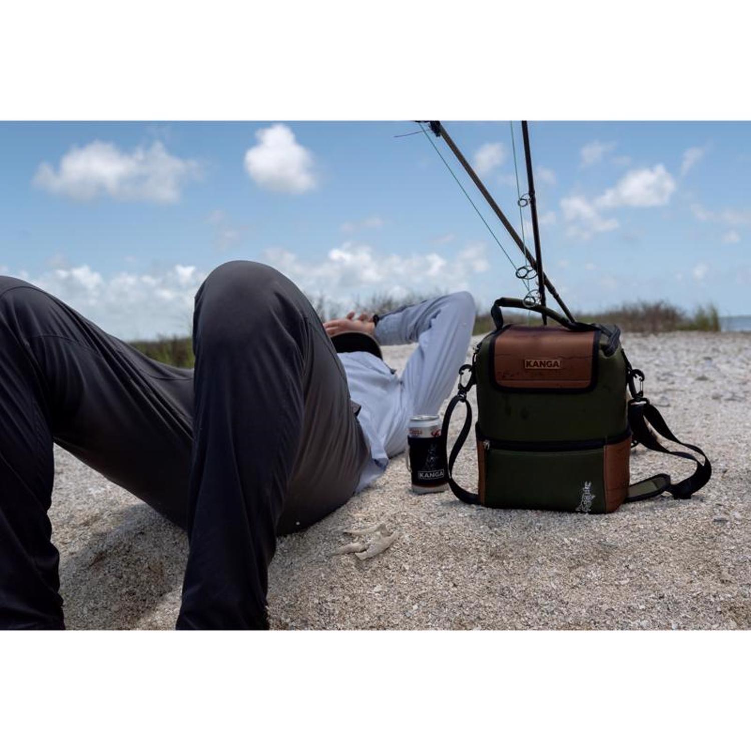 Kanga Pouch Green 12 cans Cooler