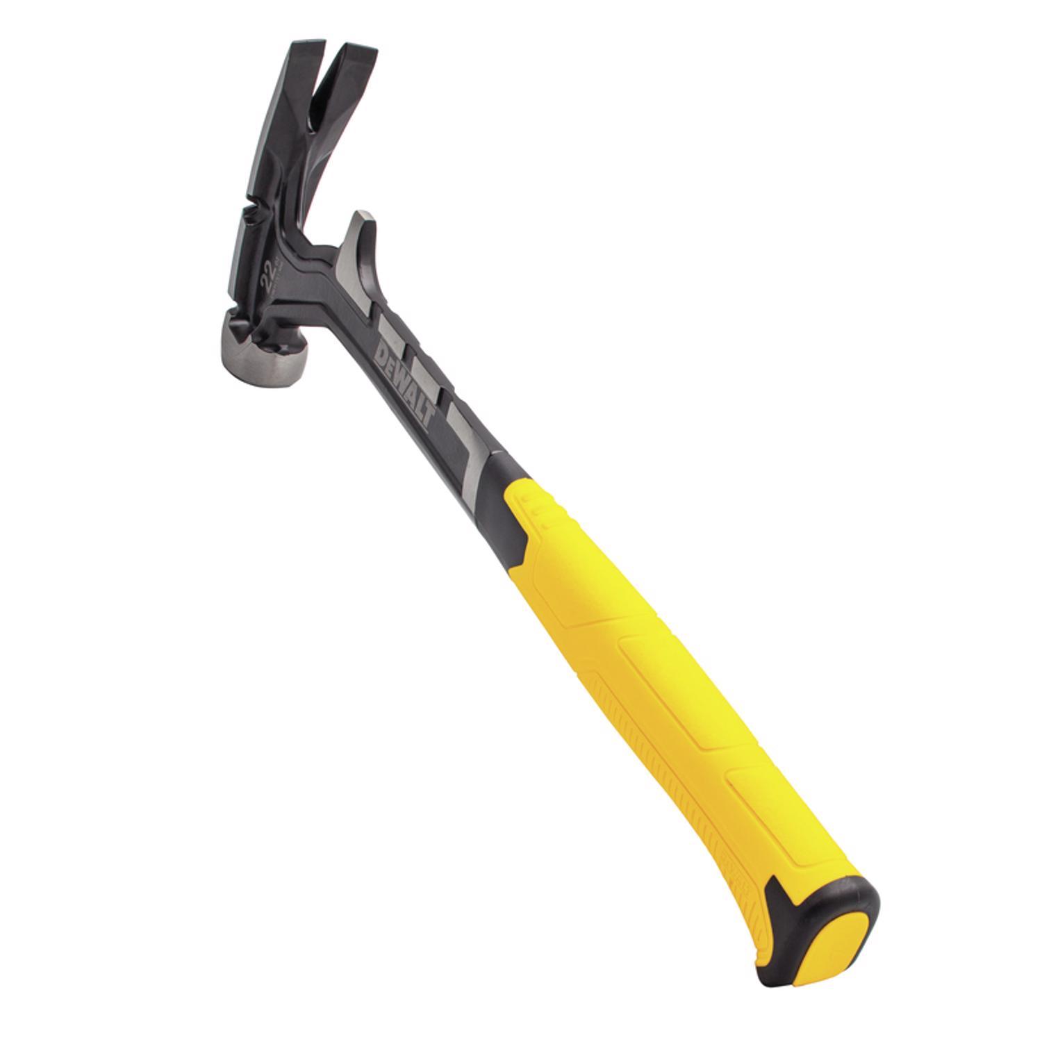 DeWalt ToughSeries 22 oz Milled Face Demo Hammer 8.25 in. Steel Handle