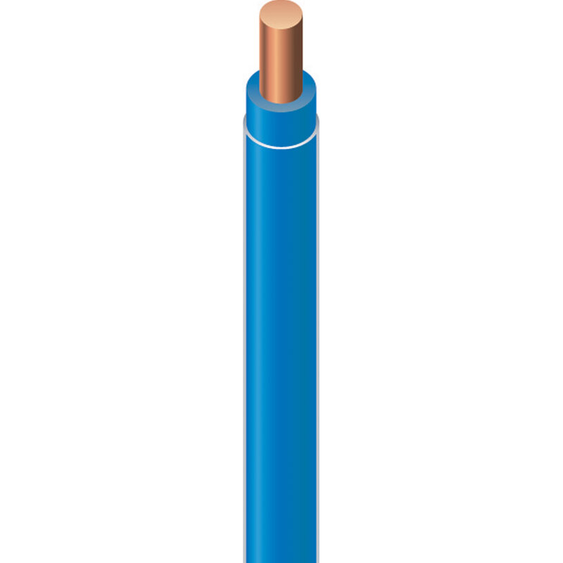 Southwire 500 ft. 12/1 THHN Solid Wire Blue