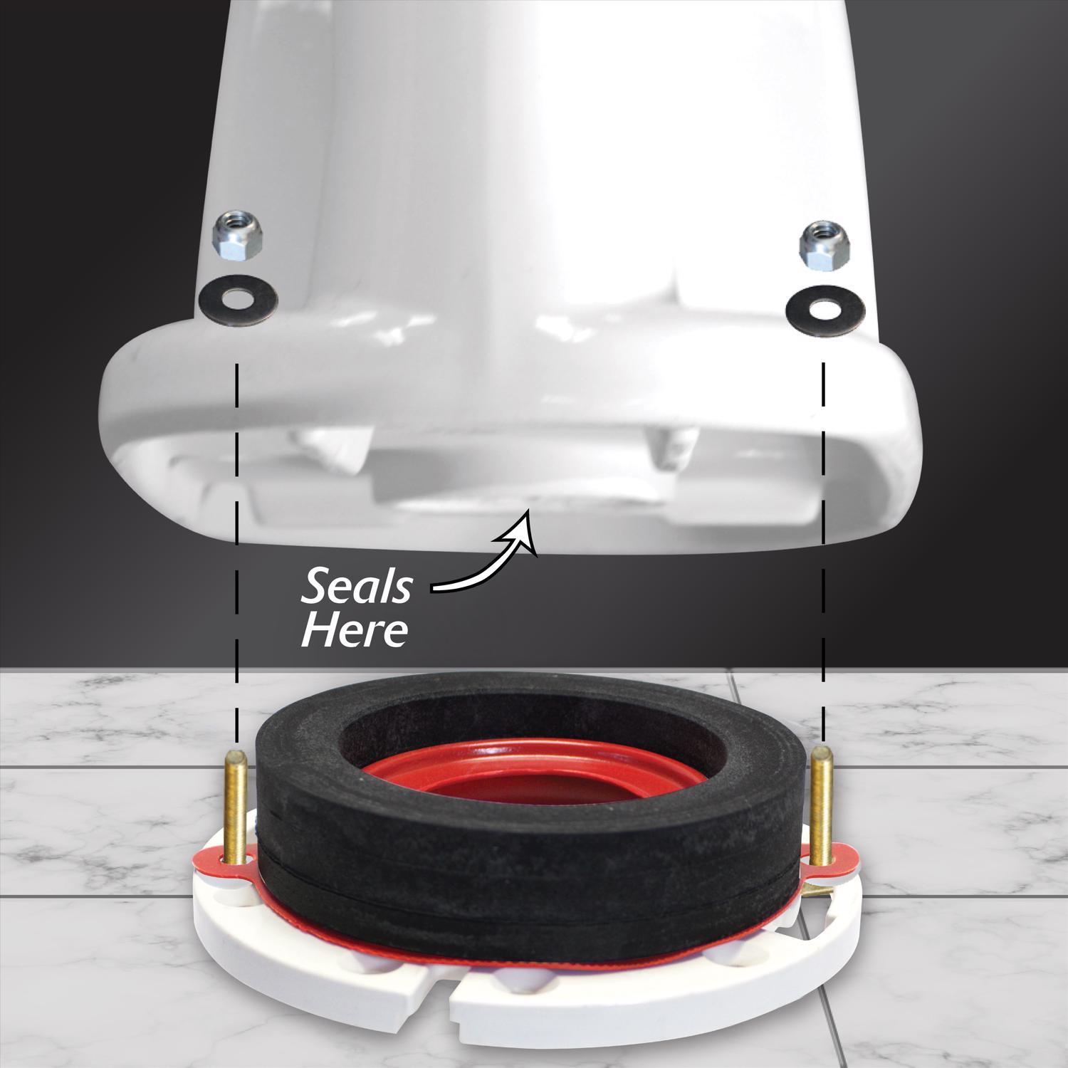 Korky Wax Free Toilet Seal Rubber and Foam For Universal