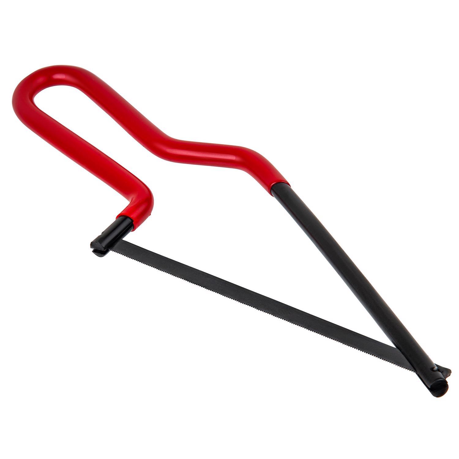 Superior Tool 6 in. High Carbon Steel Professional Mini Hacksaw Black/Red 1 pc