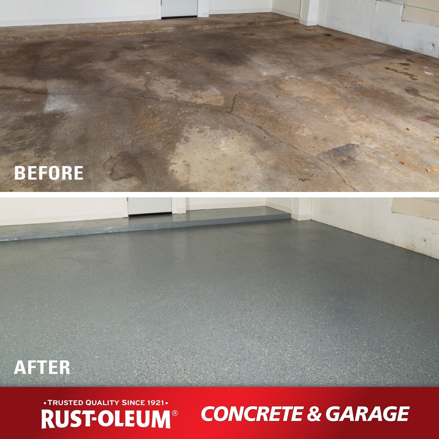 Rust-Oleum Concrete & Garage Gloss Clear Water-Based Floor Paint 1 gal