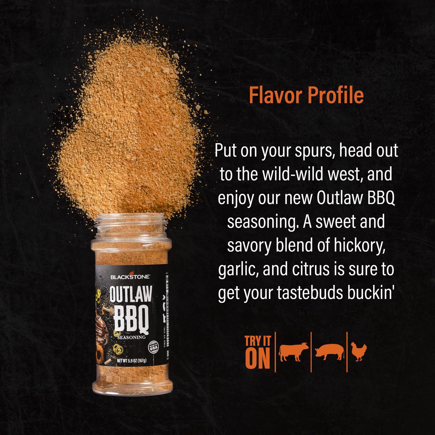 Blackstone Outlaw BBQ Seasoning 5.9 oz