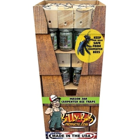 BILLY BOB CARPENTER BEE TRAP DISPLAY