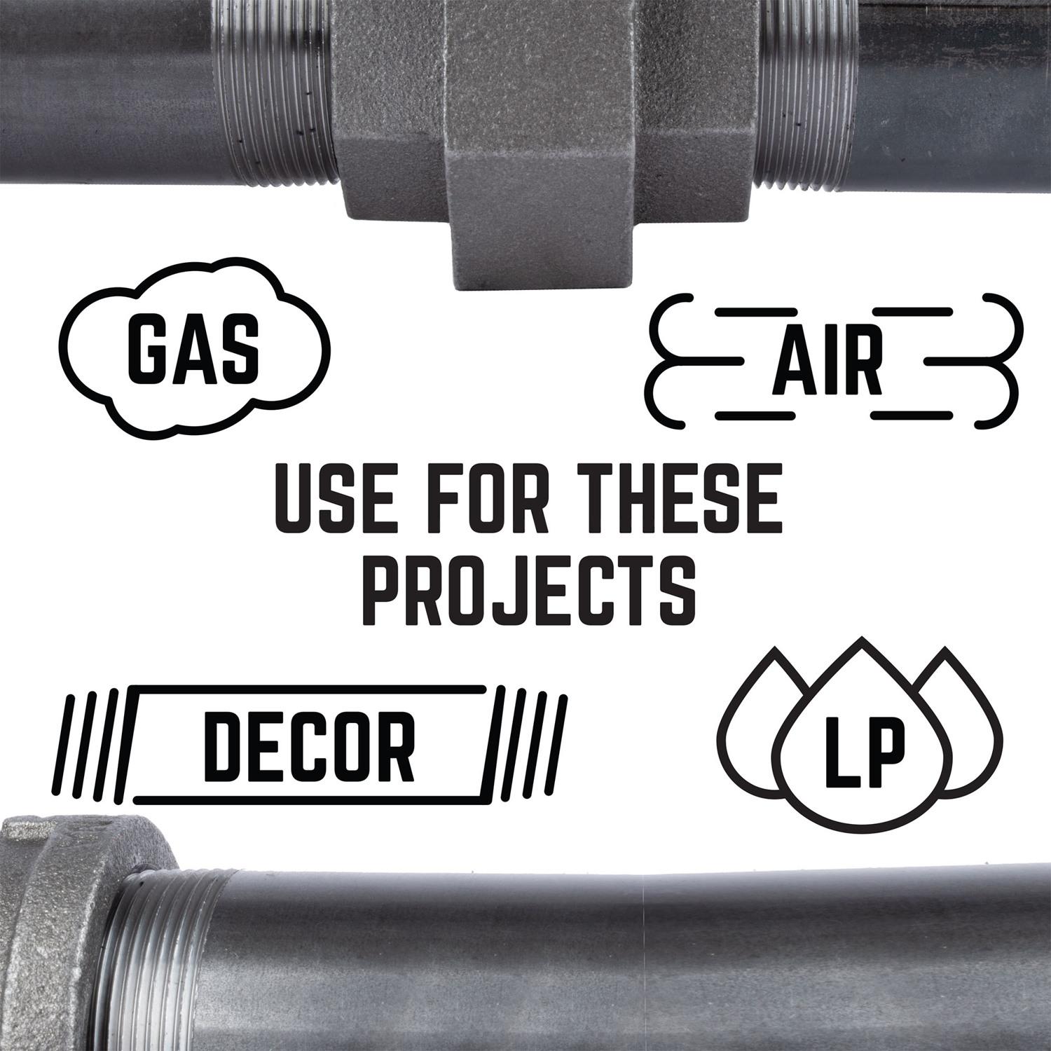 STZ Industries 2 in. FIP each X 2 in. D FIP 2 in. D FIP Black Malleable Iron Tee