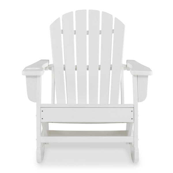 Ashley Adirondack Rocker Sundown Treasure White