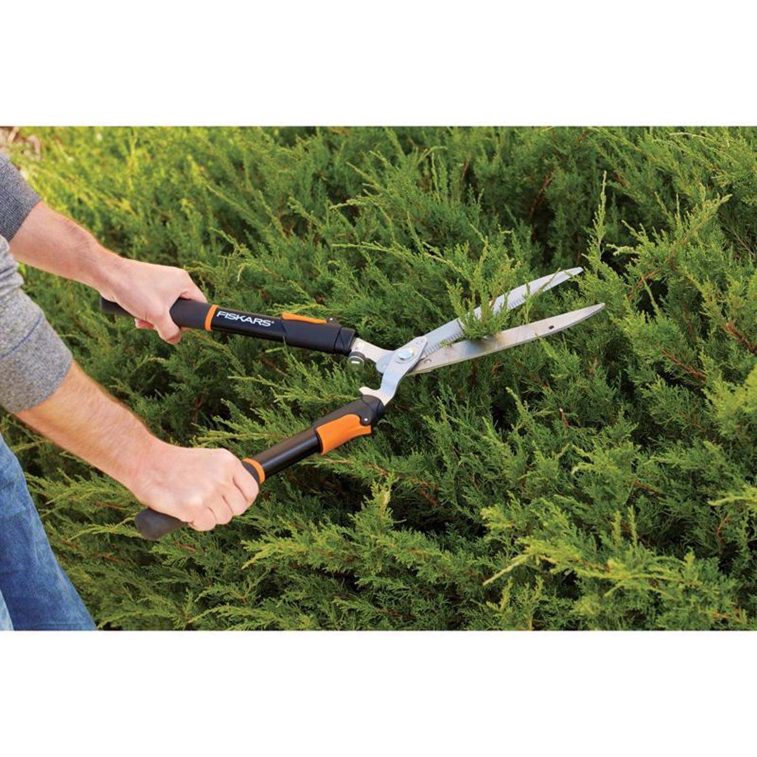 Fiskars 10 in. Steel Serrated Hedge Shears