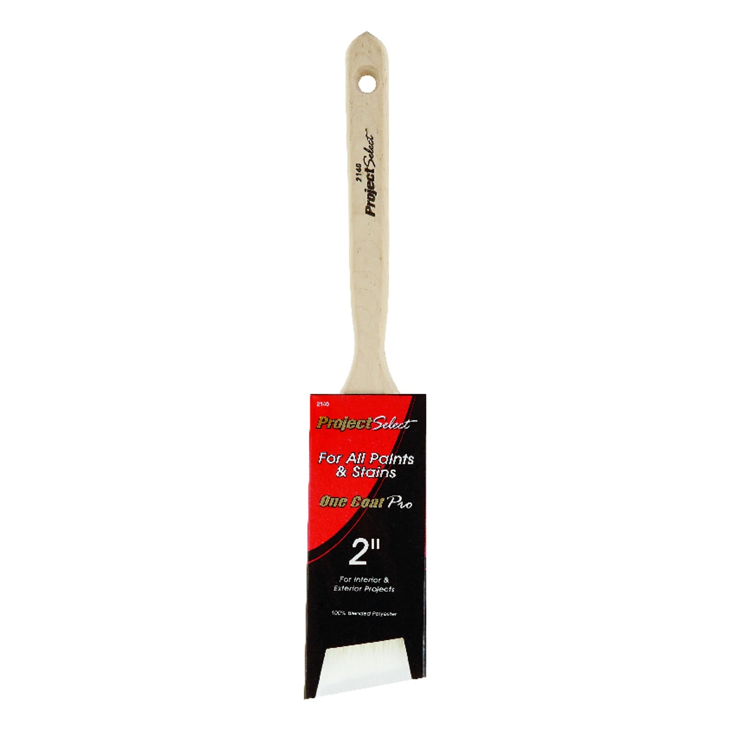 Linzer Project Select 2 in. W Angle Polyester Blend Trim Paint Brush