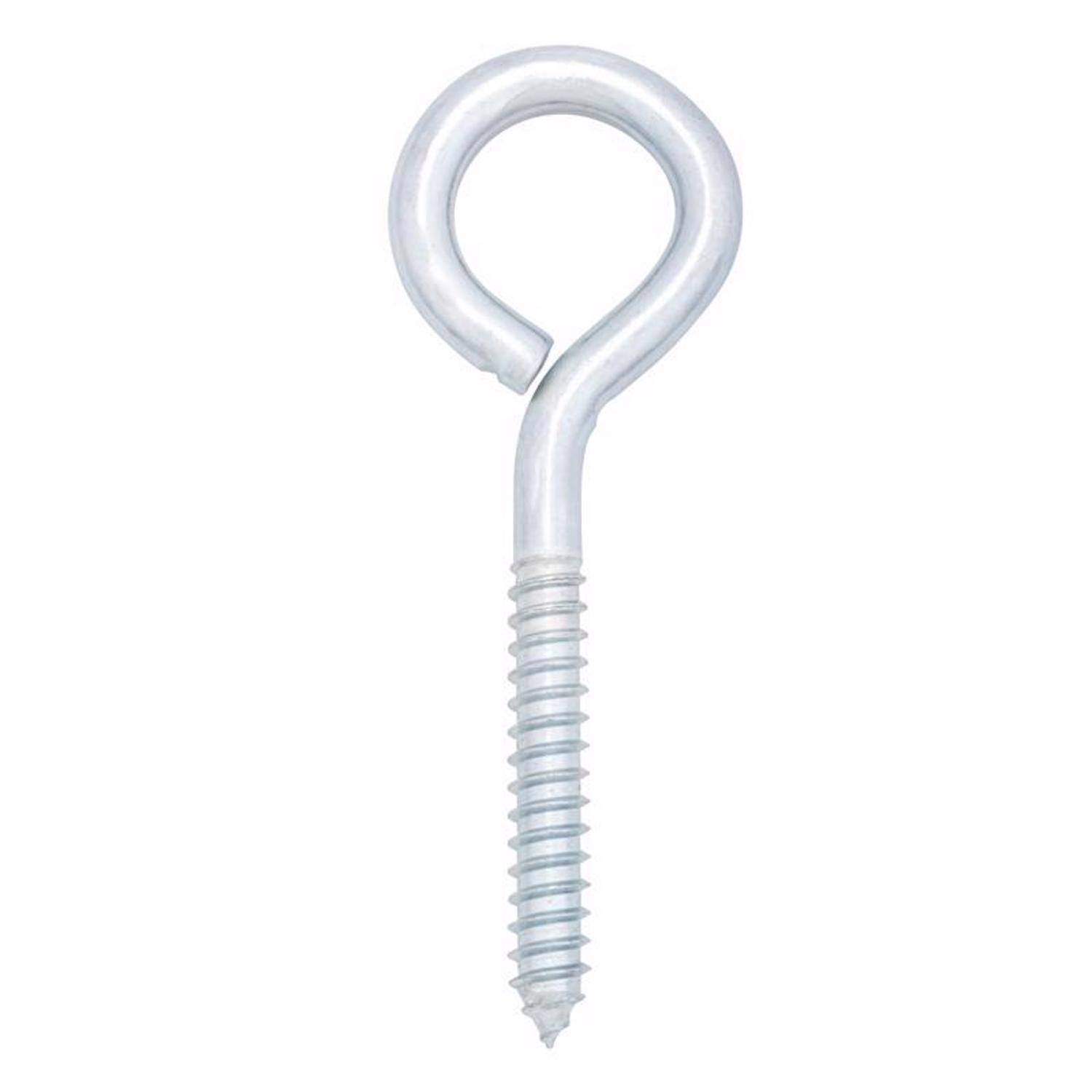 Hampton 7/16 in. X 5-1/4 in. L Zinc-Plated Steel Lag Thread Eyebolt