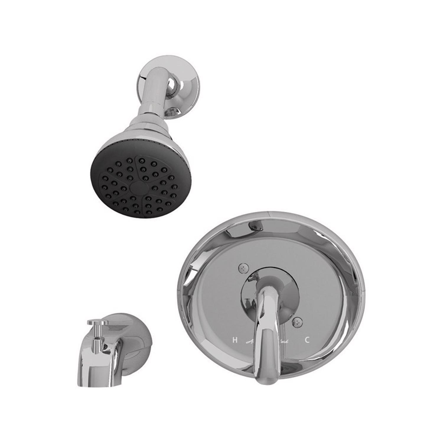American Standard Cadet 1-Handle Polished Chrome Tub and Shower Faucet