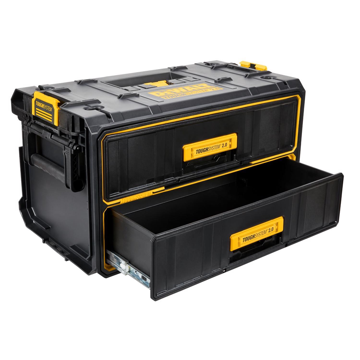 DEWALT ToughSystem 2.0 21.8 in. Tool Box Black/Yellow