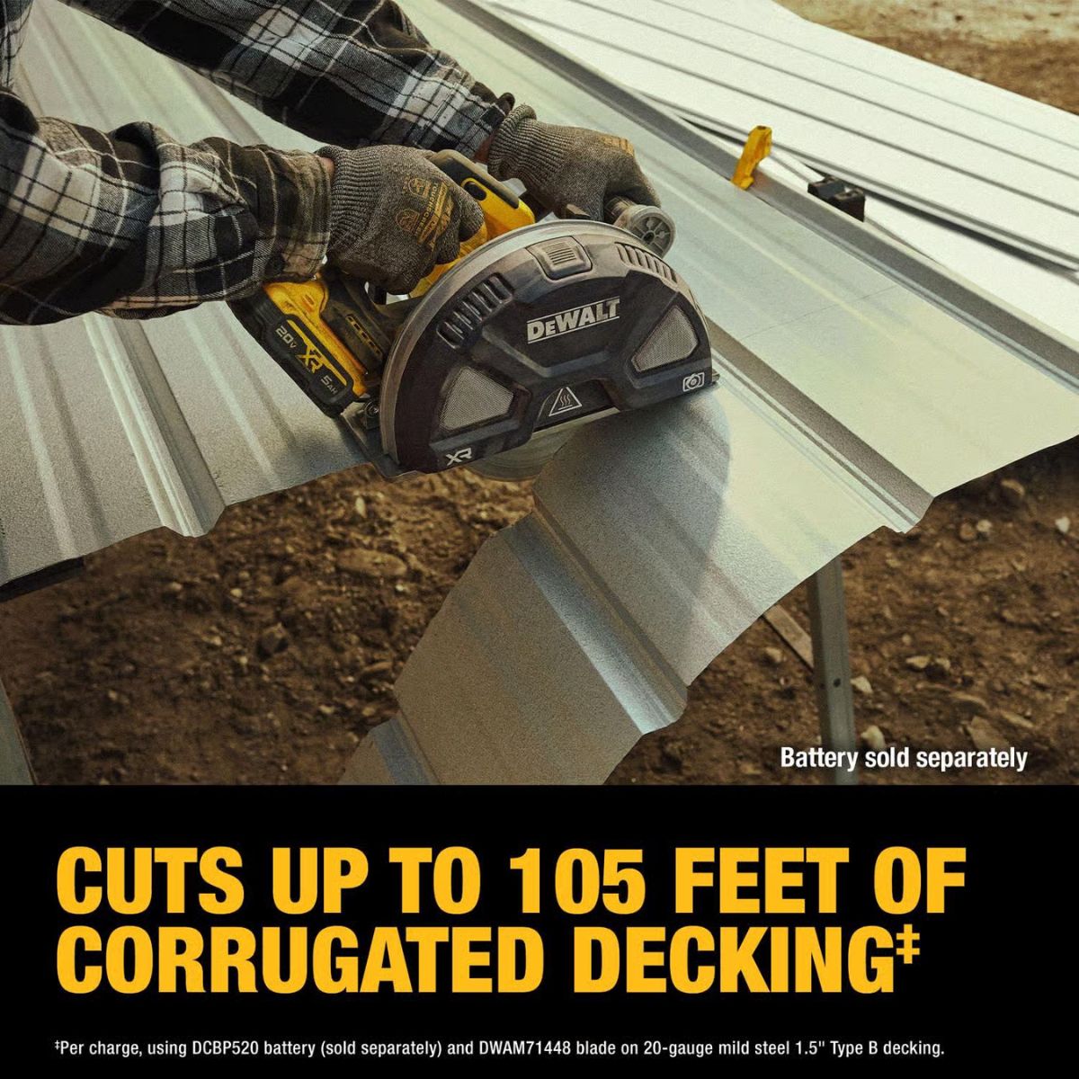 DeWalt 20V MAX XR 7-1/4 in. Cordless Brushless Metal Cutting Saw