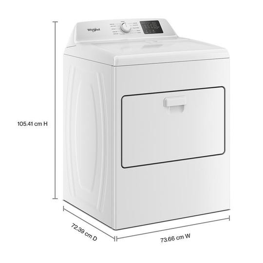 7.0 cu. ft. Electric Dryer with AutoSensing - Vented Top Load Matching