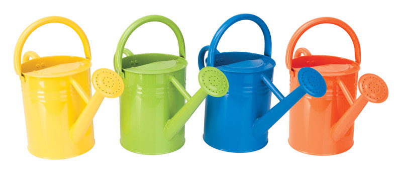 Panacea 2 gal. Metal Assorted Watering Can
