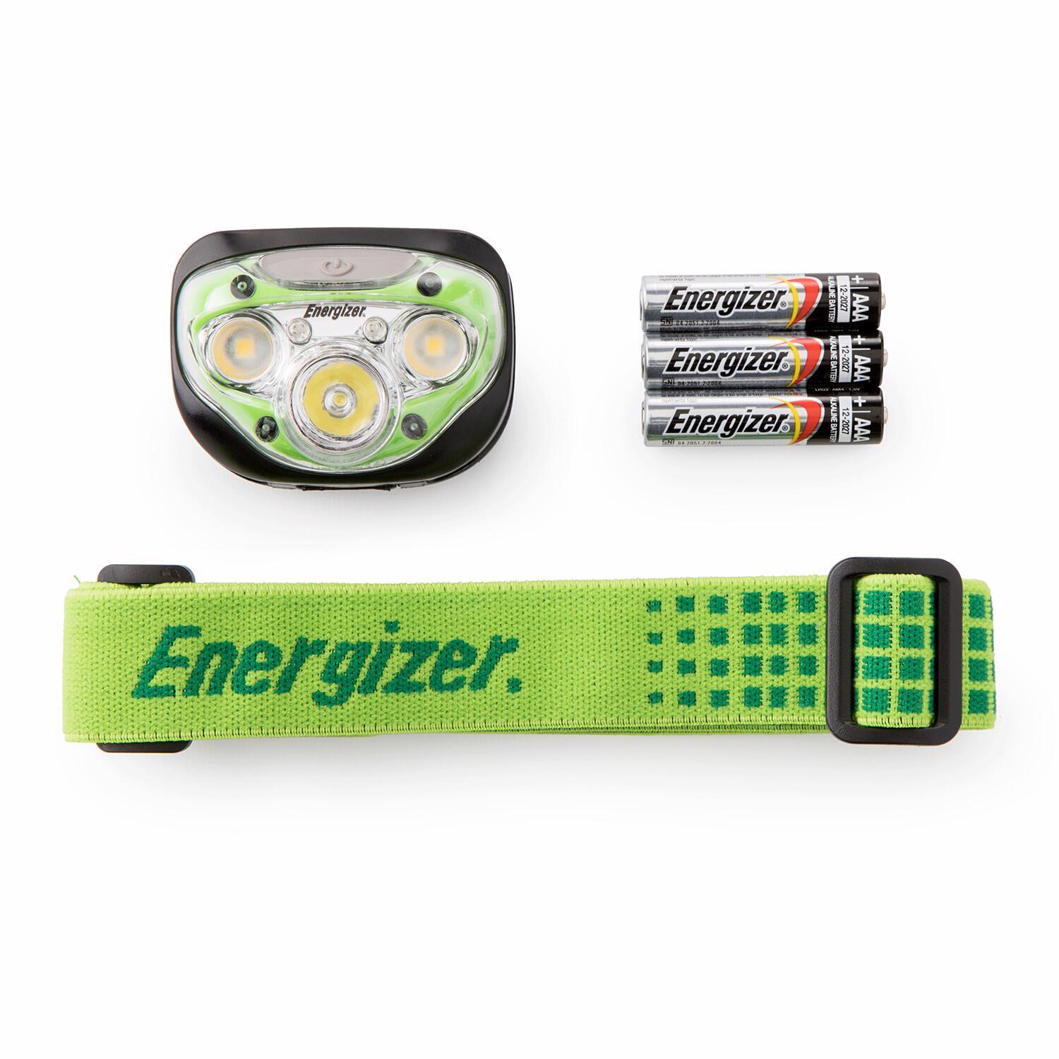 Energizer Vision HD + 350 lm Green LED Head Lamp AAA Battery Stine