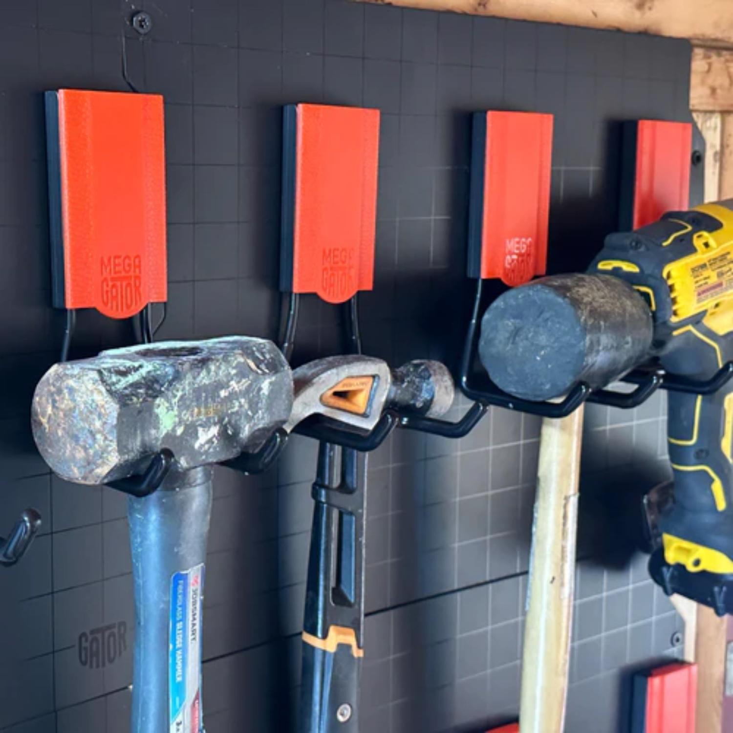 Gator Magnetics MEGA Metal/Steel Magnetic Hooks 45 lb. cap. 1 Pack