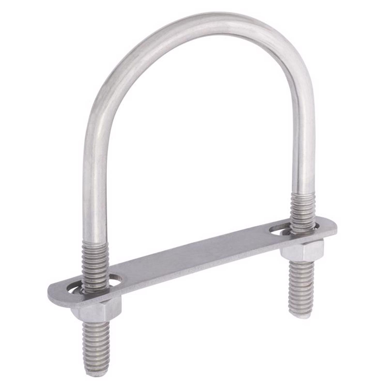 Hampton 5/16 in. X 2-1/2 in. W X 3-1/2 in. L Coarse Stainless Steel U-Bolt