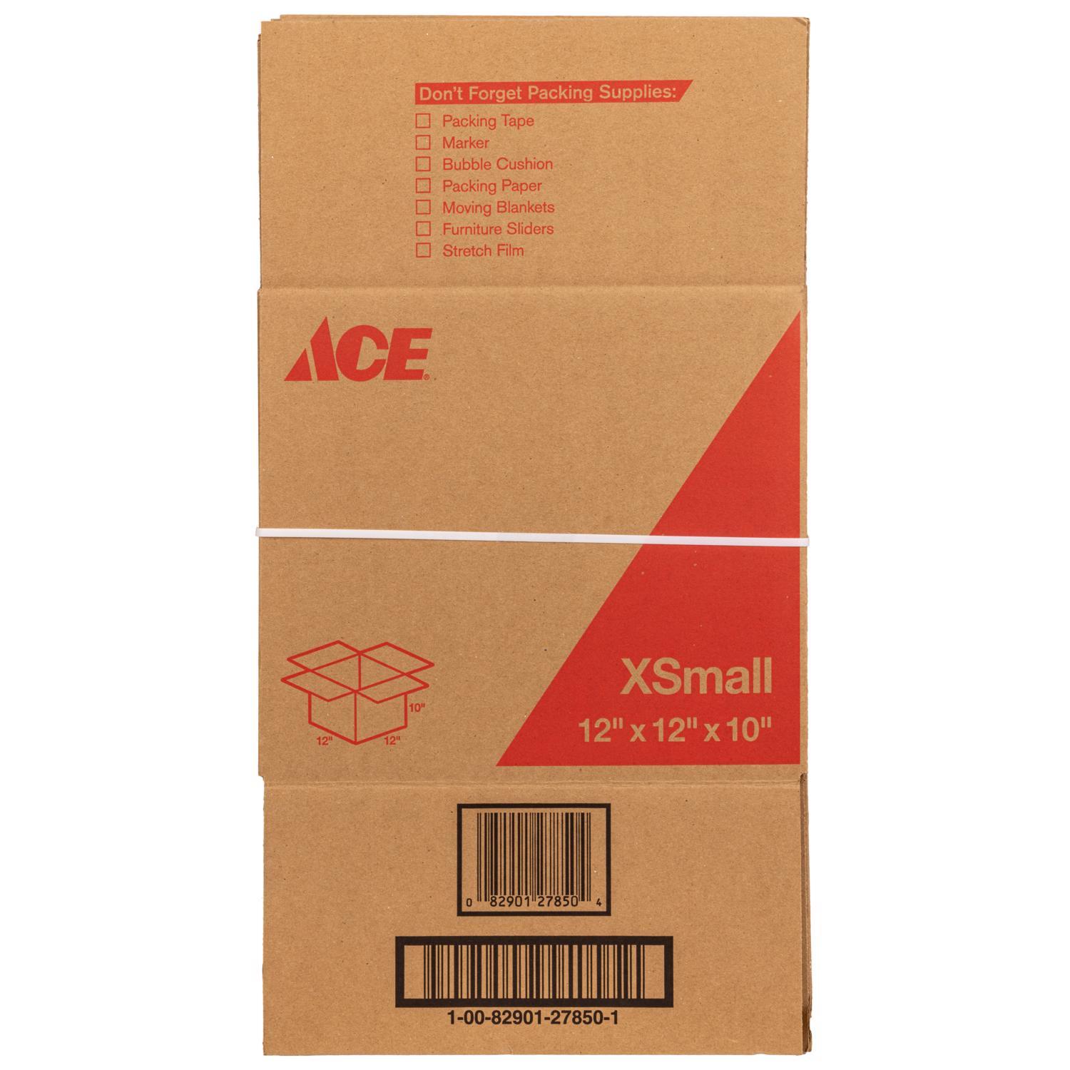 Ace 10.5 in. H X 12 in. W X 12 in. L Cardboard Corrugated Box 1 pk