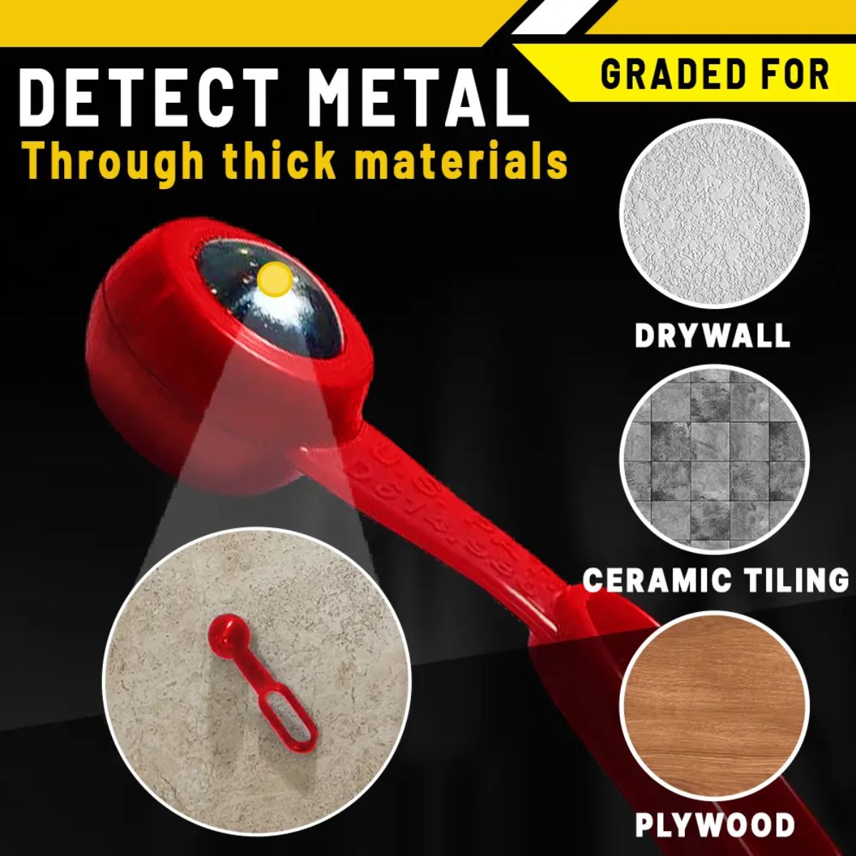 Rack-A-Tiers Stud Ball Magnetic Stud Finder