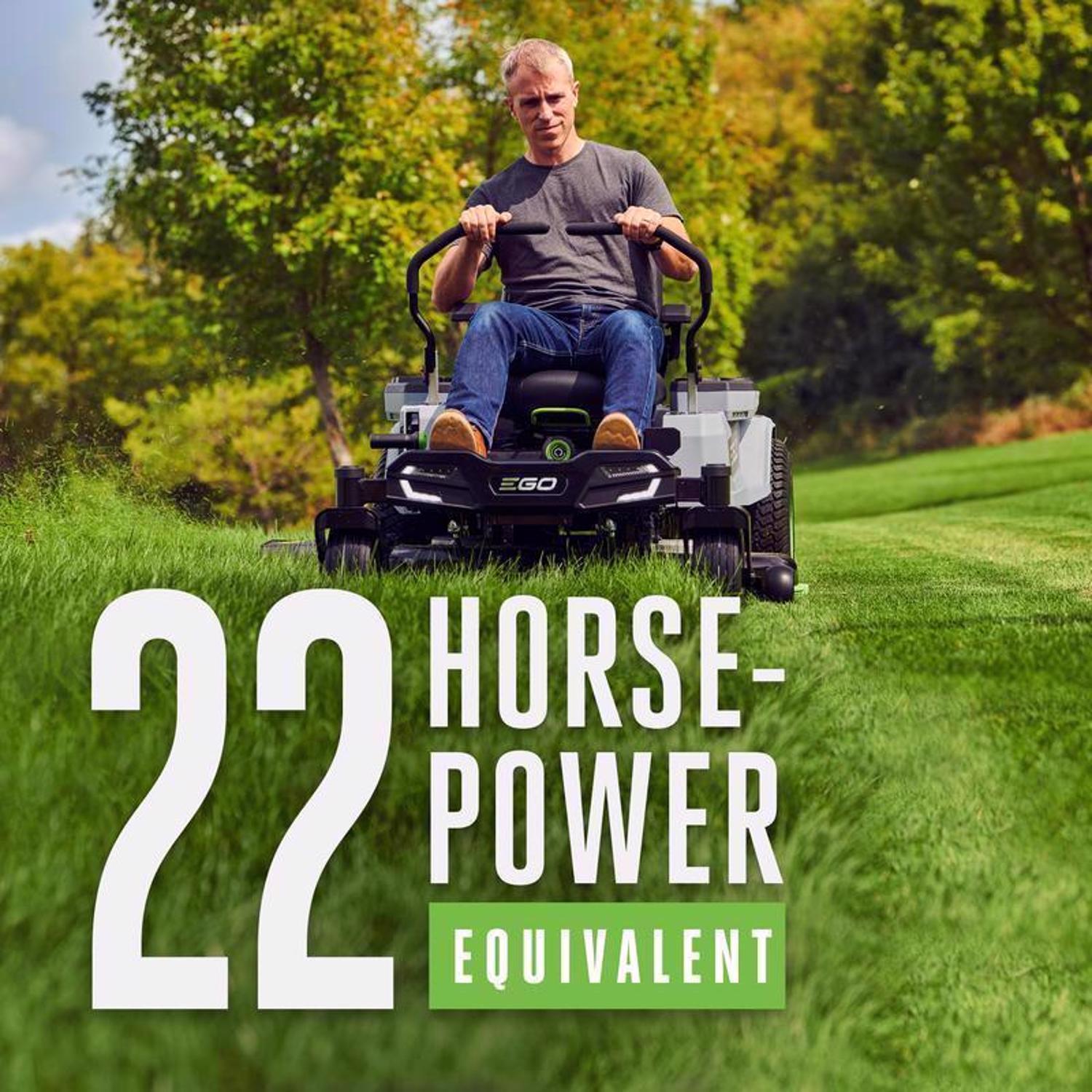 EGO Power+ Z6 ZT4204L 42 in. 56 V Battery Zero Turn Riding Mower Kit (Battery & Charger) W/ FOUR 10.0 AH BATTERIES