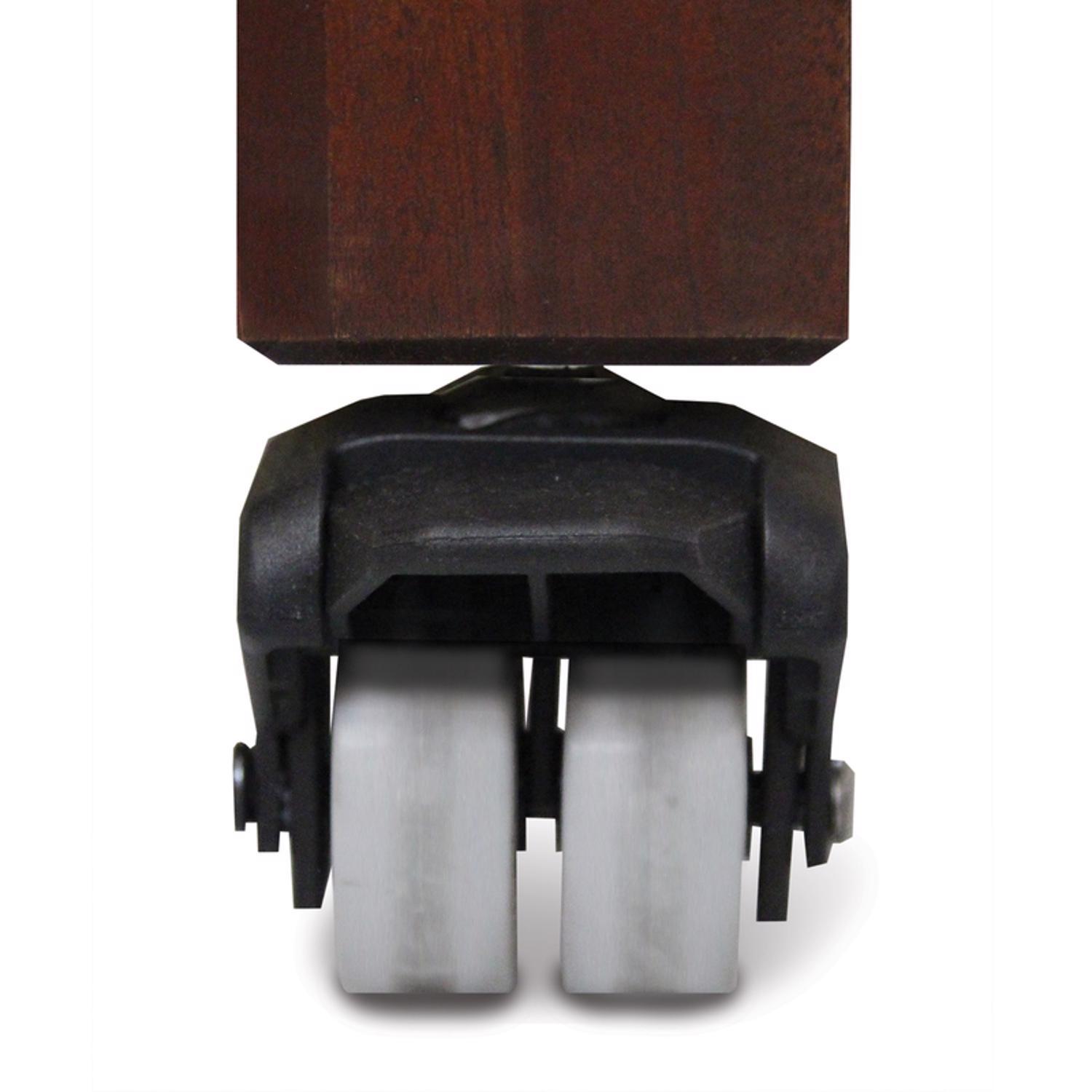 Big Green Egg Swivel Caster Set Steel 2 in. H