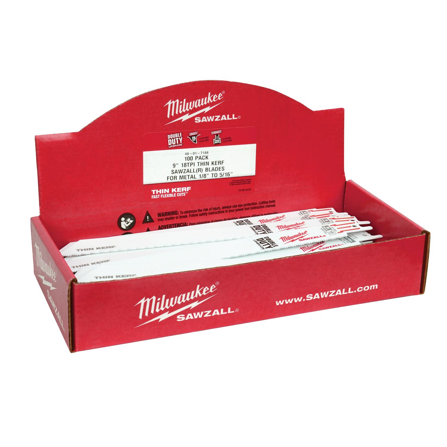 Milwaukee Sawzall 9 in. Rigid Conduit Blade 18 TPI