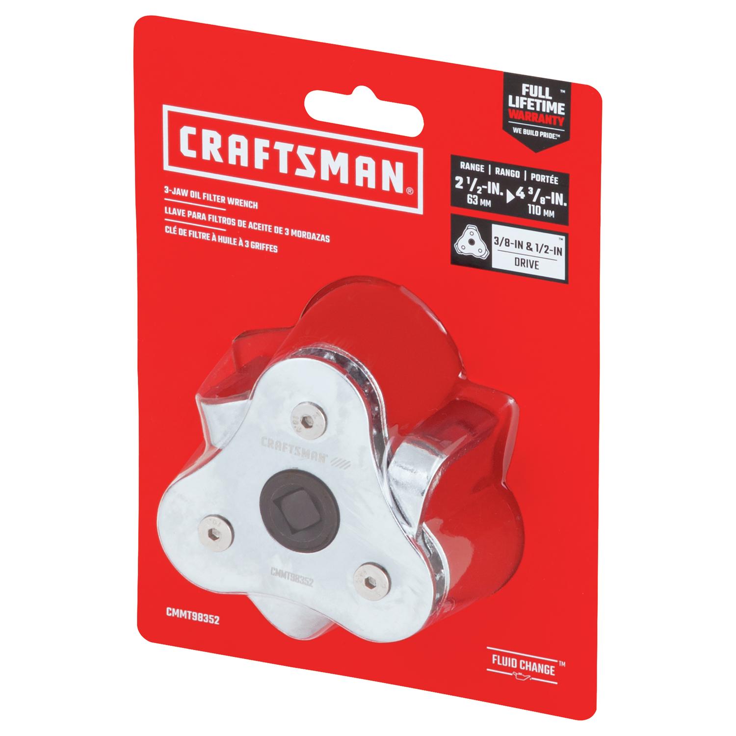 Craftsman 3-Jaw Oil Filter Wrench 4-3/8 in.