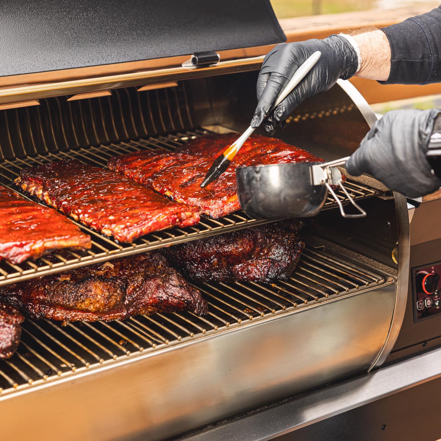 Recteq Backyard Beast 1200 Wood Pellet WiFi Grill and Smoker Black/Silver