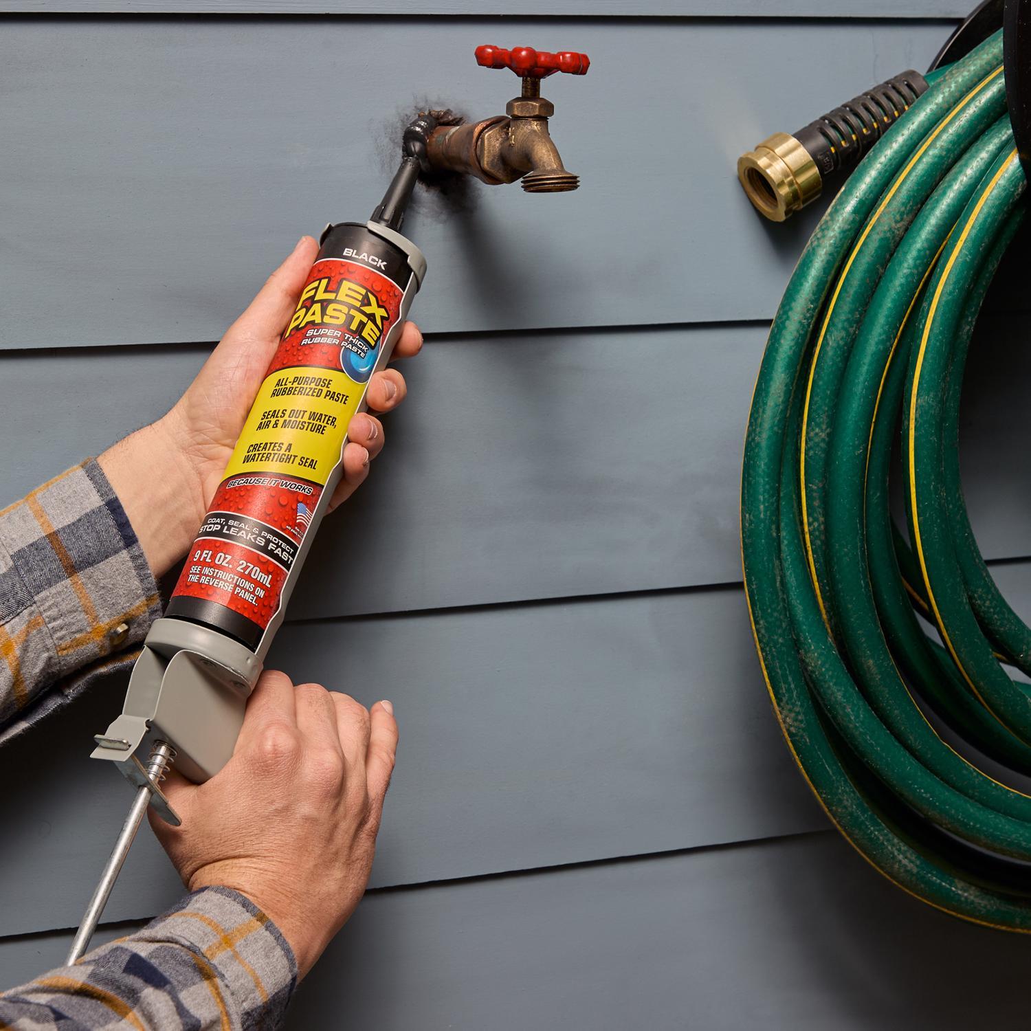 Flex Seal Family of Products Flex Paste Black Rubberized Paste 9 fl. oz.