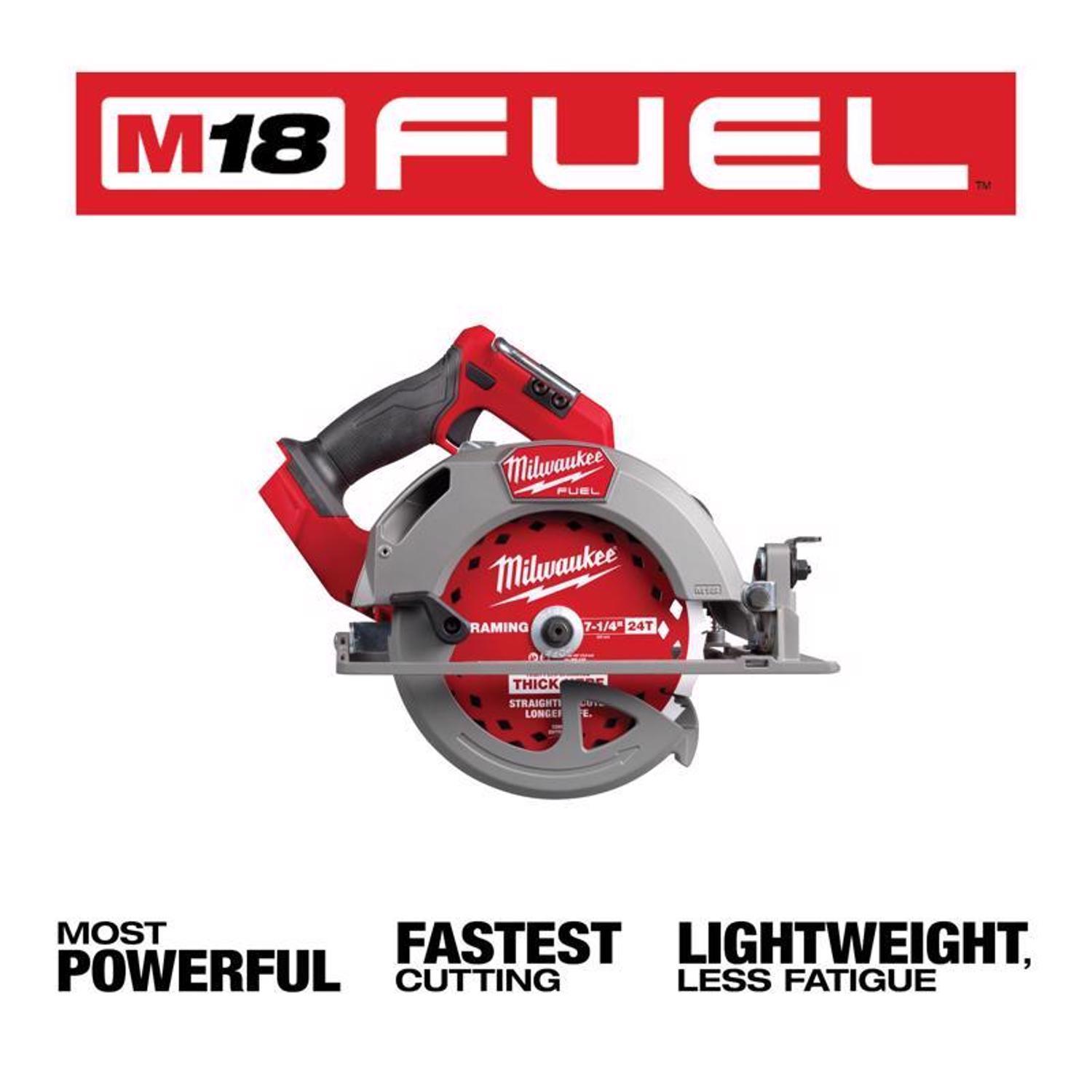 Milwaukee M18 FUEL 7-1/4 in. Cordless Brushless Circular Saw Tool Only