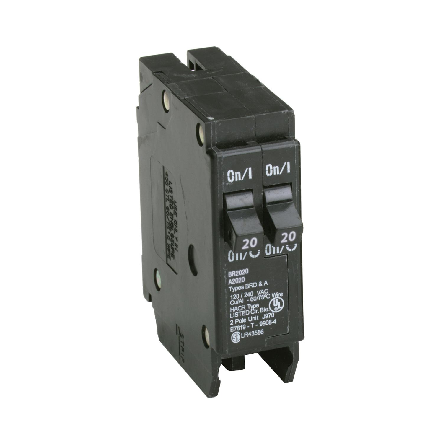 Eaton Cutler-Hammer 20/20 amps Tandem 2-Pole Circuit Breaker