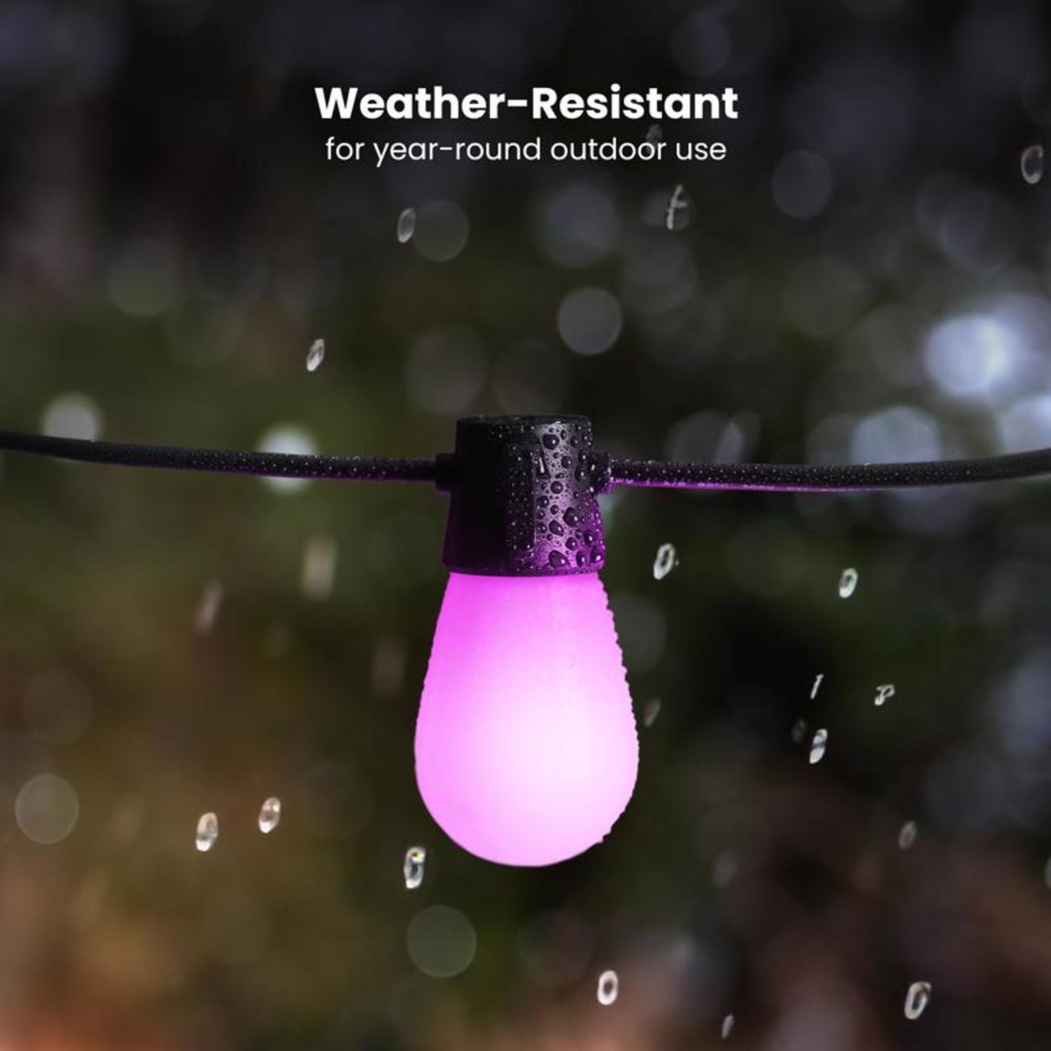 Feit Smart Home LED String Lights Multicolored 24 ft. 12 lights