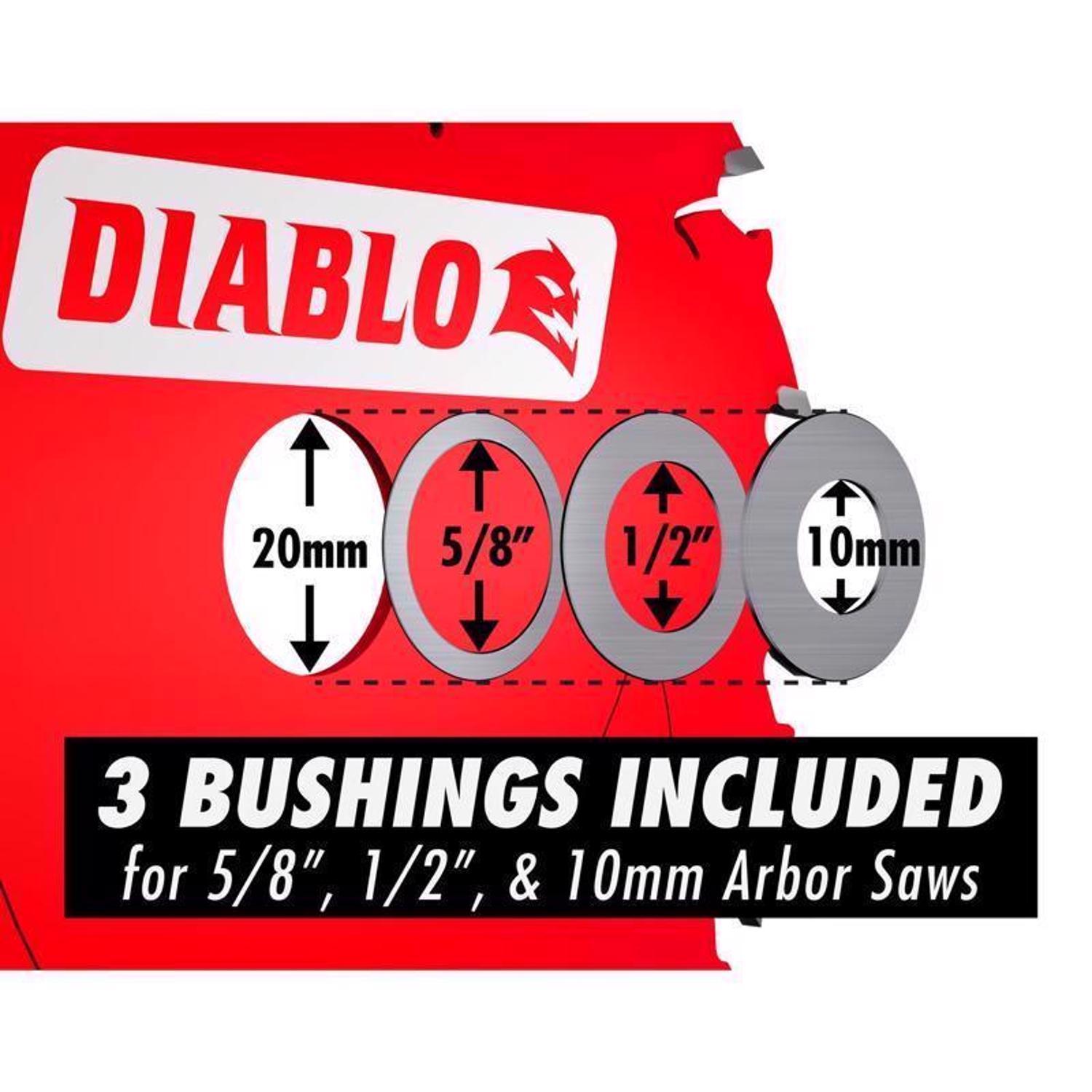 Diablo 5-3/8 in. D X 20 mm Fast Framing TiCo Hi-Density Carbide Trim Saw Blade 18 teeth 1 pk