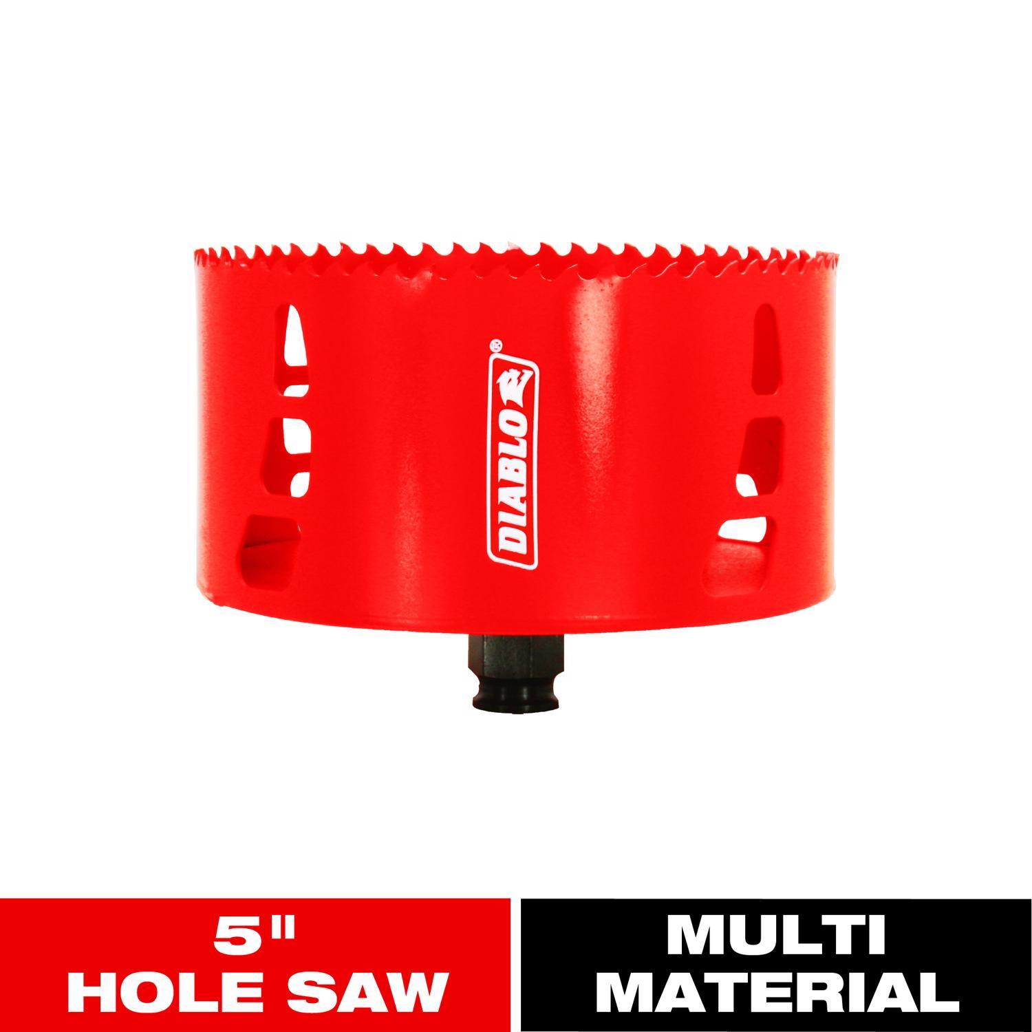 Diablo Snap-Lock Plus 5 in. Bi-Metal Hole Saw 1 pc