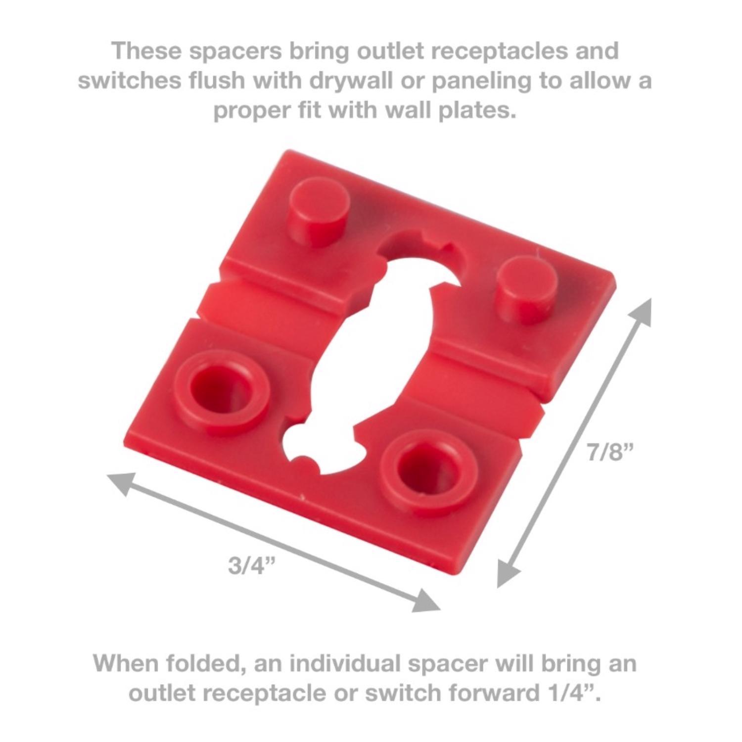 Gardner Bender Non-Metallic Electrical Depth Spacers 4 pk