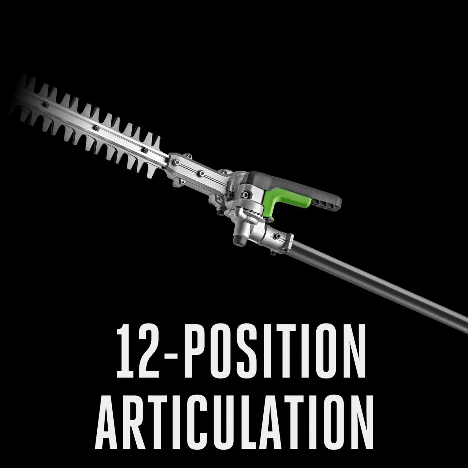 EGO Power+ Multi-Head System Carbon Fiber HTA2020 20 in. 56 V Battery Hedge Trimmer Attachment Tool