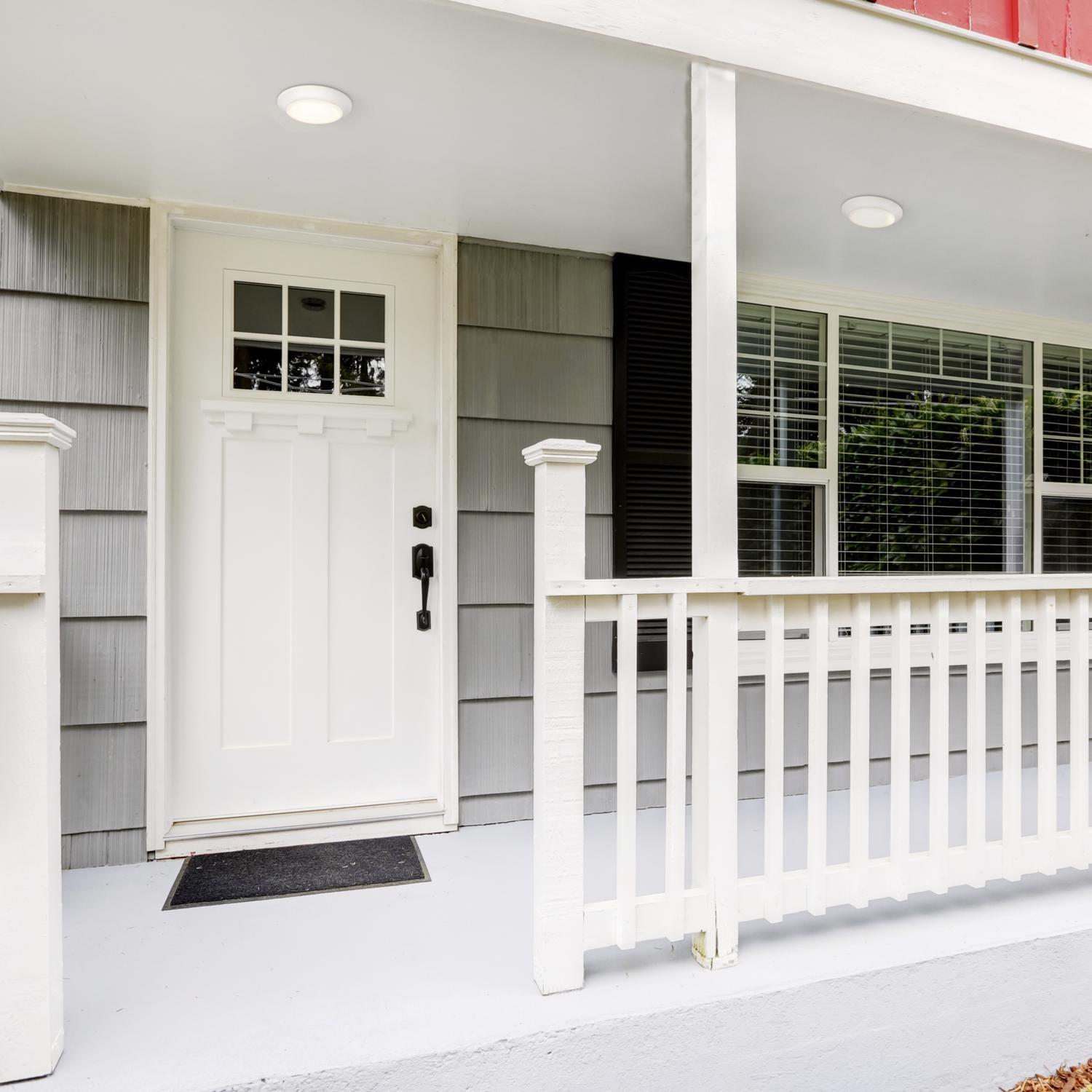 Westinghouse Color Changing Technology 1.25 in. H X 7.5 in. W X 7.5 in. L Frost White Ceiling Fixtur