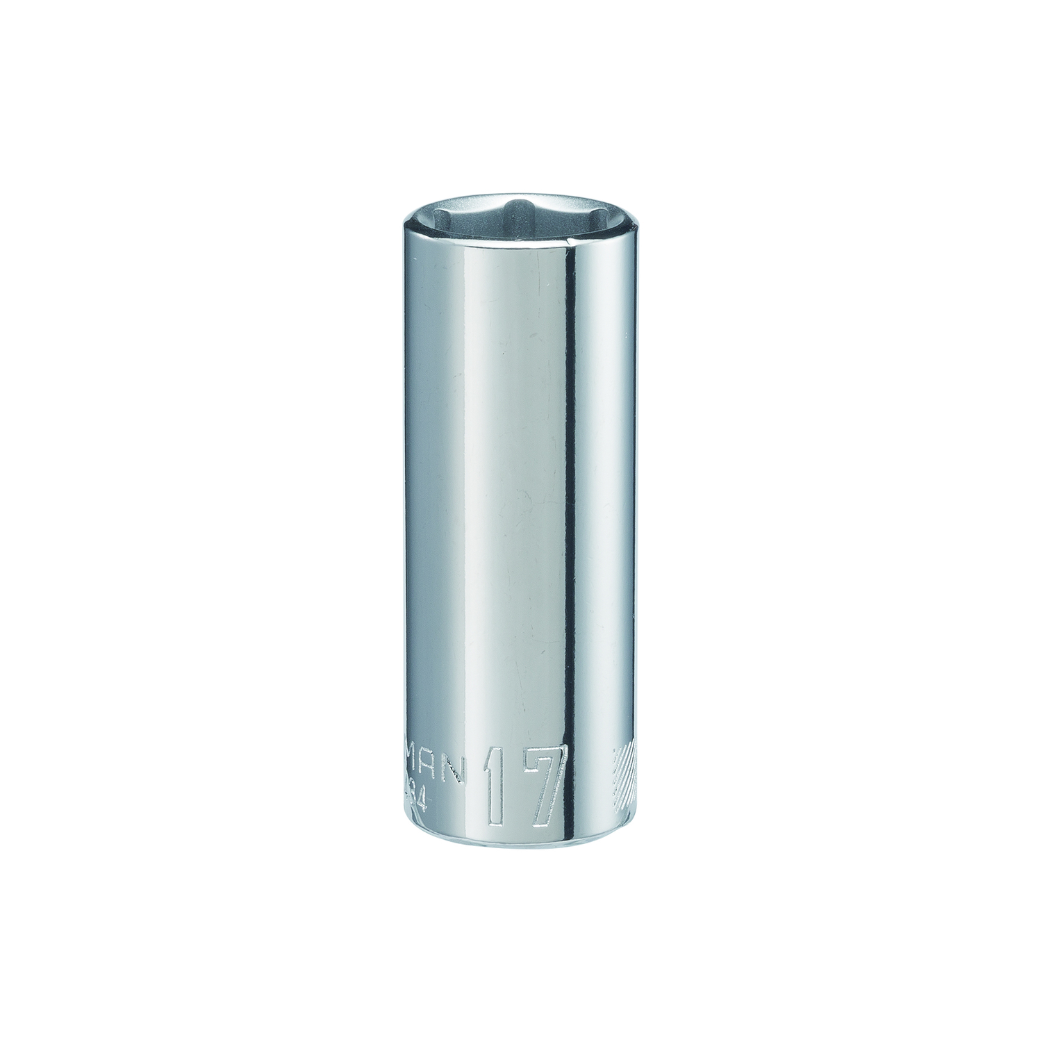 Craftsman 17 mm X 3/8 in. drive Metric 6 Point Deep Deep Socket 1 pc