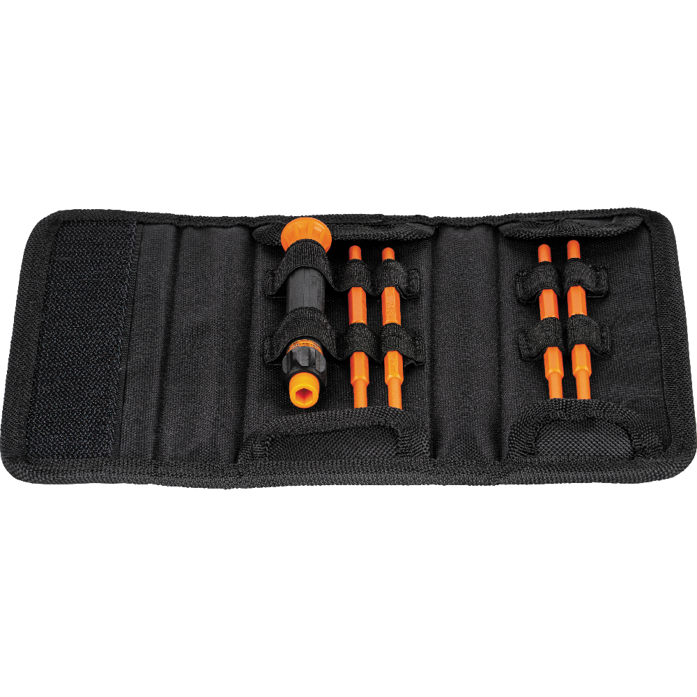 Klein 8-in-1 Insulated Precision Screwdriver Set with Case