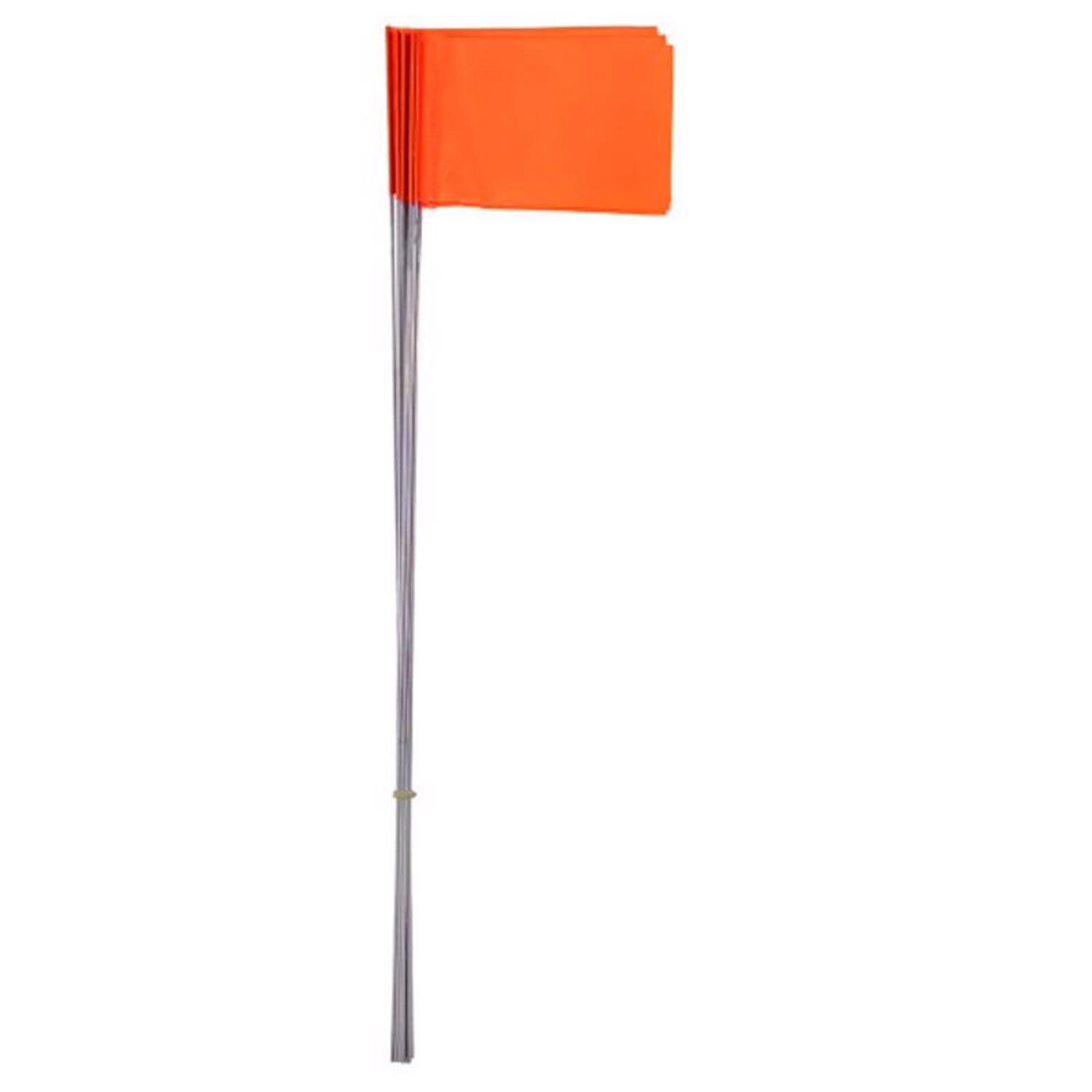 C.H. Hanson 15 in. Orange Marking Flags Polyvinyl 10 pk