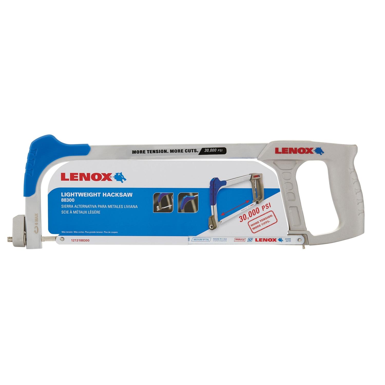 LENOX 12 in. Bi-Metal Hacksaw White 1 pc