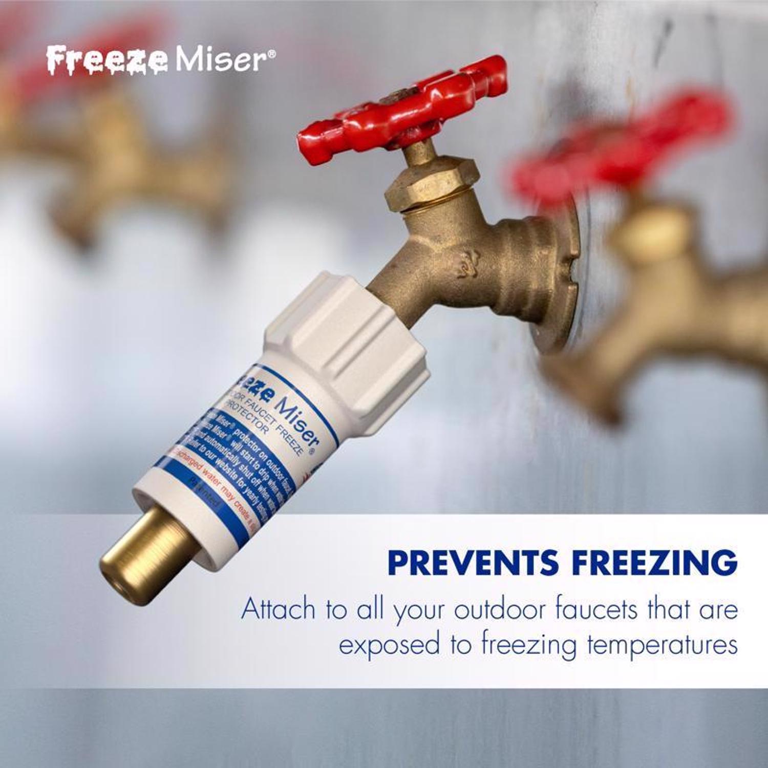 Freeze Miser Plastic Faucet Freeze Protector