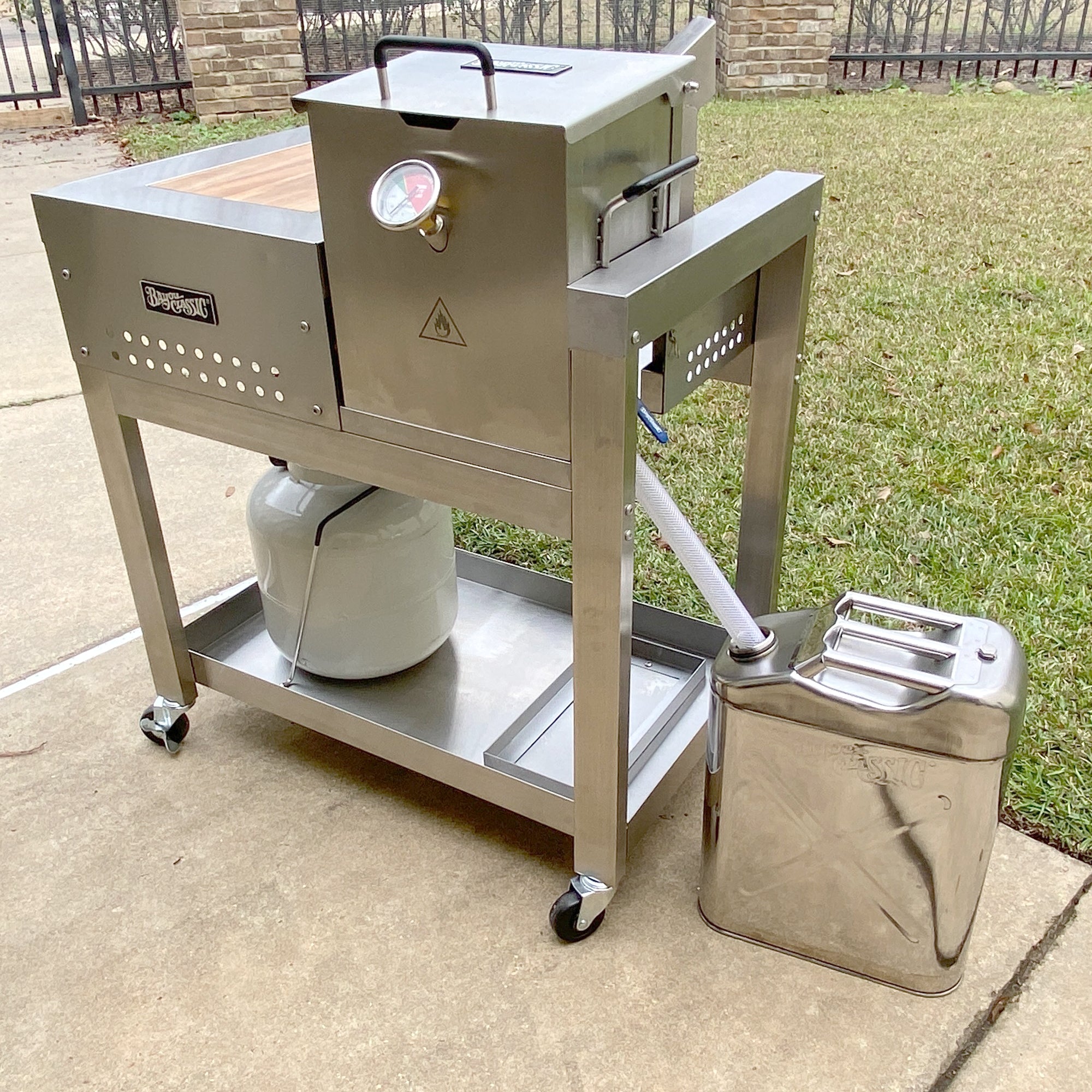 Bayou Classic 20-qt Stainless Cooking Oil Storage Can