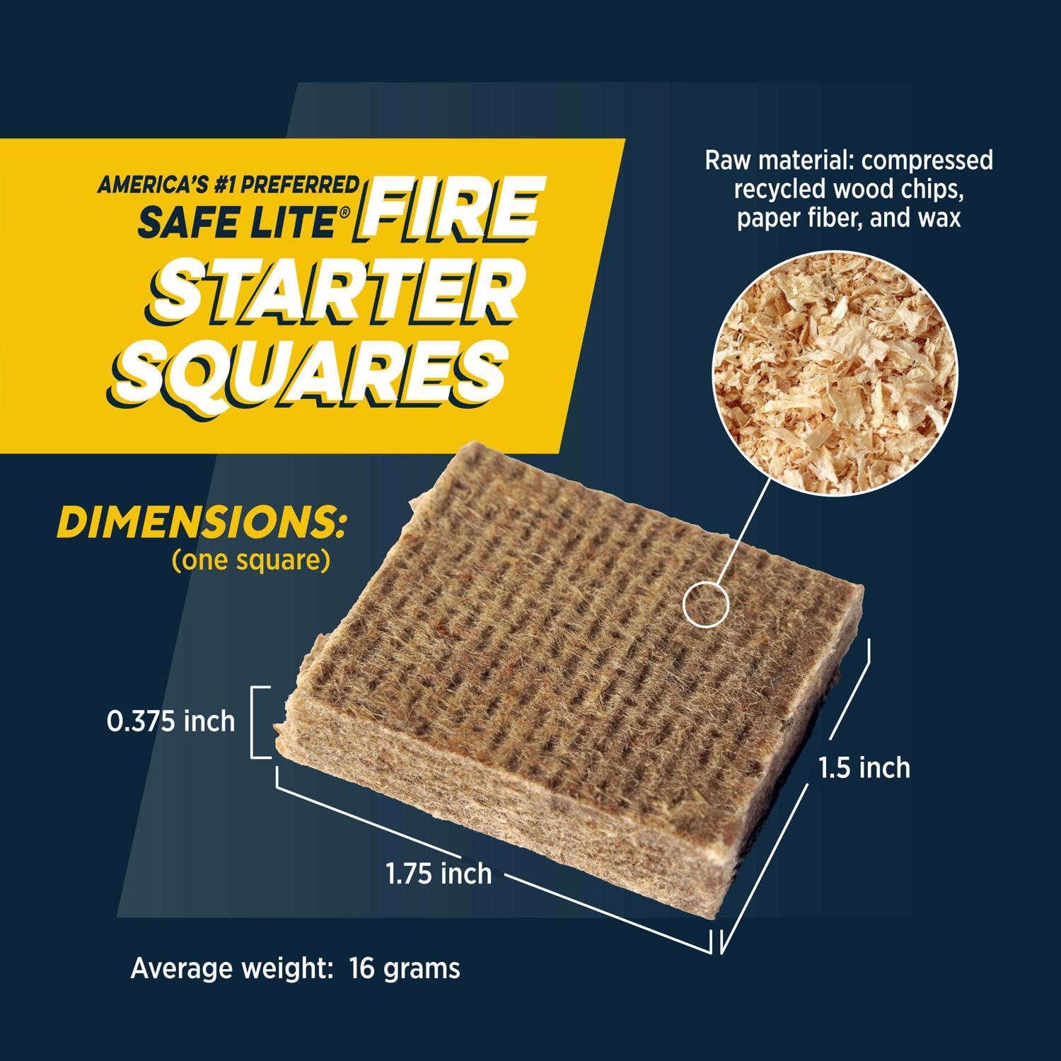 Rutland Safe Lite Wood Fire Starter 10 min 144 pk