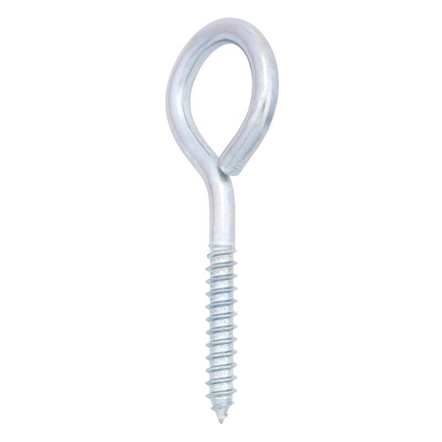 Hampton 3/8 in. X 4-1/2 in. L Zinc-Plated Steel Lag Thread Eyebolt