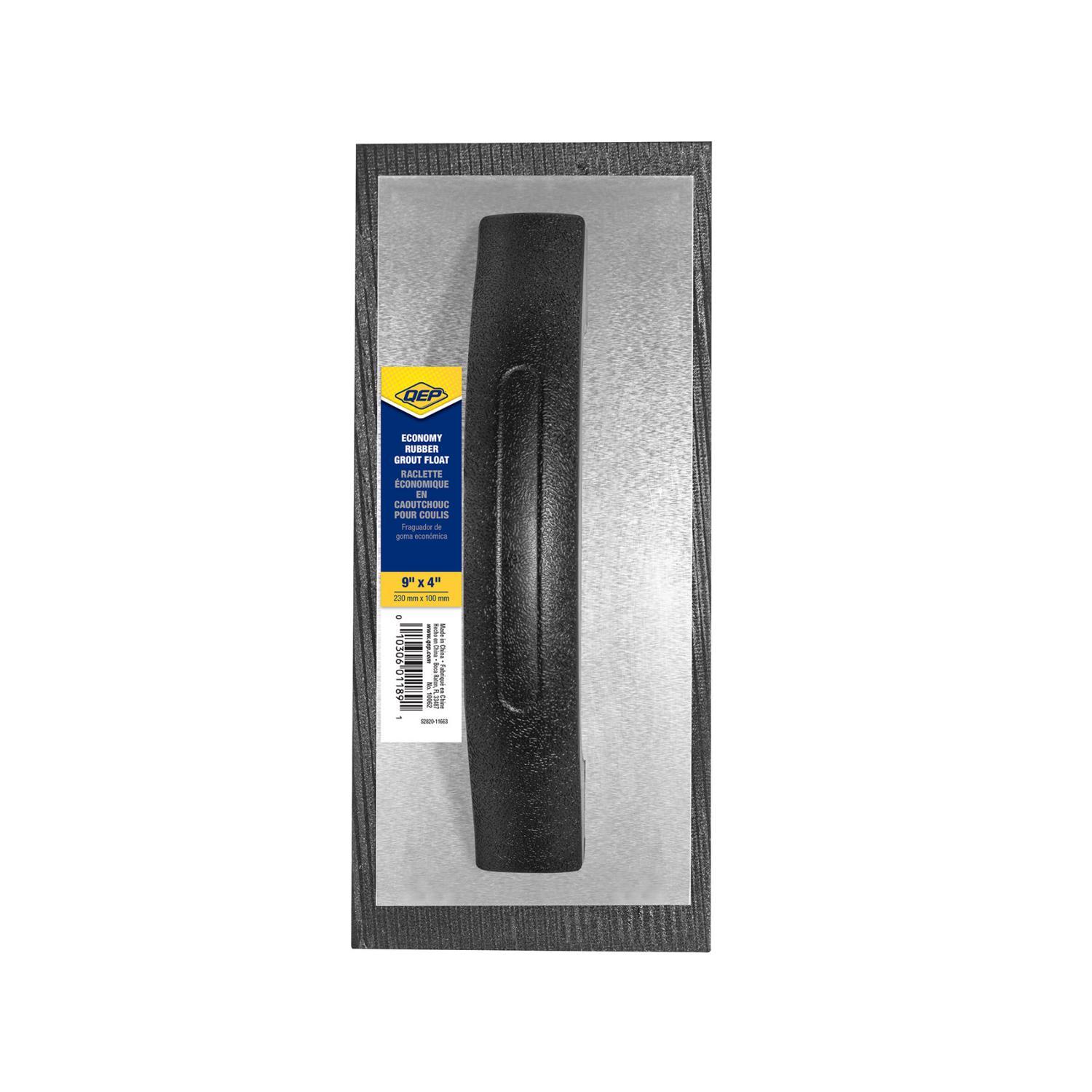 QEP 4 in. W X 9 in. L Rubber Grout Float Smooth